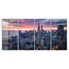 DEQORI Glasbild Echtglas 4x30x60 cm 'Blick auf San Produktbild-Vorschau 2