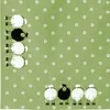 heimtexland ® Tischdecke Schwarzes Schaf Ostern Deko Produktbild-Vorschau 1