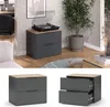 Sideboard Vicco Wido Anthracite 60x50cm avec 2 tiroirs, Voir les images du produit 2