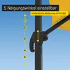 paramondo parapenda Ampelschirm, 3,5 m, rund, gelb, Gestell Produktbild-Vorschau 10