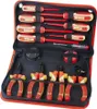 A set of tools laid out in a black nylon case. Produktbild-Vorschau
