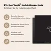 KitchenYeah© Herdabdeckplatte Blumen - Linienkunst - Produktbild-Vorschau 6