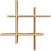 levandeo Hashtag Regal 75x75cm Wandregal Holz Kernbuche Produktbild-Vorschau 1