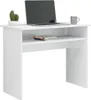 A white high-gloss desk with a laptop, a cactus plant, and a mug. Náhľad obrázku produktu