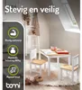 Bomi Amy Kindertafel met 2 Stoeltjes HoutNaturel Wit - Productafbeelding-voorbeeld 4