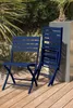 Ensemble repas de jardin carré 2 places en aluminium Voir les images du produit 4