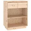 Beistellschrank 60x34x75 cm Massivholz Kiefer Produktbild-Vorschau 1