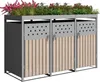 Mülltonnenbox Müllbox Mülltonnenverkleidung 3 Türen Produktbild-Vorschau 4