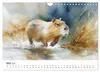 Capybara - die Kunst des gelassenen Daseins (Wandkalender Produktbild-Vorschau 6