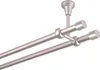 A double curtain rod system mounted on a ceiling. Podgląd zdjęcia produktu