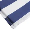 Cuscino per Sedia Sdraio a Strisce Bianche e Blu Tessuto Anteprima dell’immagine prodotto 5