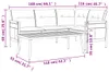 vidaXL 2-tlg. Garten-Lounge-Set Anthrazit Stahl Produktbild-Vorschau 8