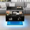 Merax Couchtisch Höhenverstellbar mit LED-Beleuchtung, Produktbild-Vorschau 3