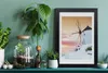 Bild 20x30 MDF-Rahmen, Wandkunst Santorini Griechenland Produktbild-Vorschau 2