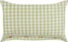 BELIANI Dekokissen Olivgrün / Weiß Karomuster 40 x 60 cm Produktbild-Vorschau 1