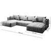 A U-shaped sofa with dimensions indicated by measurement lines and text. Náhled obrázku produktu