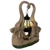 abc HOME | Gartenfigur Elefanten mit Laterne | LED | Produktbild-Vorschau 3