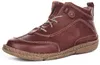A single red leather boot is shown against a white background. Anteprima dell’immagine prodotto