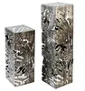 Gilde Säule, "Flora", Blattmotiv, Glas, Metall, Produktbild-Vorschau 1
