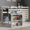 Vipack Spielbett Pino mit Schreibtisch und Schubladenkommde Produktbild-Vorschau 3