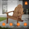 ECD Germany Adirondack židle sada 2 kusů z masivního Náhled obrázku produktu 2