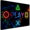 Leinwandbild Spielzeichen und Controller-Tasten 60x40 Feeby Produktbild-Vorschau 1
