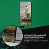 Wandbild Leinwand Bilder Wanduhr Quarz 30x60 Wasser schiffe Produktbild-Vorschau 5