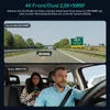 COOAU 4K Dashcam Auto 2.5K+ 1080P avant intérieur, caméra Voir les images du produit 4