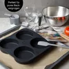 Moritz & Moritz Burger Buns Backform Silikon Rund 12cm Ø - Produktbild-Vorschau 7