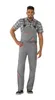 Planam Latzhose Visline, Gr. 25 zink/orange/schiefer Produktbild-Vorschau 2
