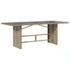 7-tlg. Garten-Essgruppe mit Kissen Beige Poly Rattan Produktbild-Vorschau 4