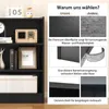 Półka na książki COSTWAY, półka stojąca z 3 przegrodami, Podgląd zdjęcia produktu 7