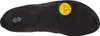 Sohle des Kletterschuhs "Tarantula Boulder" von La Sportiva; mit markantem Gummi und gelbem Logo. Náhled obrázku produktu