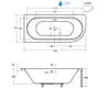 ECOLAM Badewanne 160x75 LINKS Avita Eckbadewanne mit Produktbild-Vorschau 4