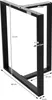 ML-Design sada 2 rámov na stôl Š60xV72 cm v tvare T, kov, Náhľad obrázku produktu 6