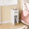 SoBuy FBT163-WN 20 cm úzky nočný stolík - nočný stolík s Náhľad obrázku produktu 1