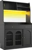 Armoire de cuisine, armoire haute, armoire vitrine, armoire Voir les images du produit 12