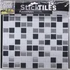 RoomMates - StickTILES - Mozaika čierna a biela - Náhľad obrázku produktu 3
