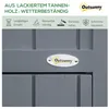 Outsunny Gartenschrank Holz Geräteschuppen Geräteschrank Produktbild-Vorschau 6