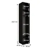 Předsíňová skříň SAVELA 3 - 50 cm, bílá Náhled obrázku produktu 3