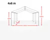 TOOLPORT Lagerzelt 4x6 m Zelthalle Unterstand Zeltgarage PE Produktbild-Vorschau 9
