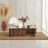 Tavolo da soggiorno Skye Decor in legno e vetro, colore Anteprima dell’immagine prodotto 2