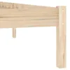 vidaXL Letto in legno massiccio senza materasso 193x203 cm Anteprima dell’immagine prodotto 7