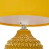Close-up view of the top part of a lamp, showing the lampshade and the bulb holder. Anteprima dell’immagine prodotto