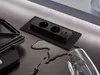EVOLine BackFlip Cuisine Schwarz matt 2x Steckdose mit Produktbild-Vorschau 7