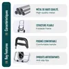 VOUNOT® Aluminium Einkaufstrolley Treppensteiger, Trolly Produktbild-Vorschau 4