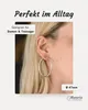 MATERIA Damen Creolen Silber 925 Schmuck - 47mm Ohrringe Produktbild-Vorschau 7