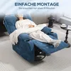 Relaxsessel mit Fußstütze & Schaukelfunktion, Liegesessel Produktbild-Vorschau 9