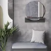 Specchio bagno Vicco Elyra Nero 50 x 54.5 cm con ripiano, Anteprima dell’immagine prodotto 6