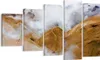 Bild auf Leinwand - Leinwandbild - 5 Teile - Berge Wolken Produktbild-Vorschau 1